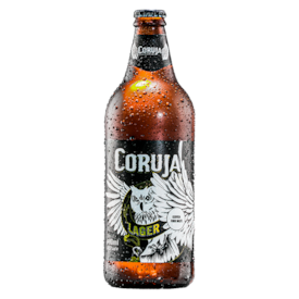 Cerveja Coruja Lager Garrafa 600ml