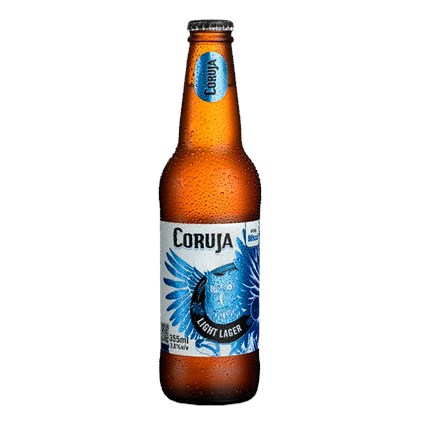 Cerveja Coruja Light Lager Garrafa 355ml