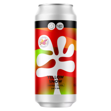 Cerveja Croma + Captain Brew Yellow Snow Juicy IPA Lata 473ml Imagem de Cerveja Croma + Captain Brew Yellow Snow Juicy IPA Lata 473ml