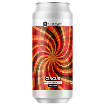 Cerveja Croma Circus Juicy IPA Lata 473ml Imagem de Cerveja Croma Circus Juicy IPA Lata 473ml