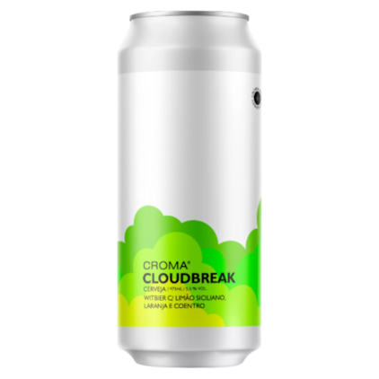 Cerveja Croma CloudBreak Witbier Lata 473ml Imagem de Cerveja Croma CloudBreak Witbier Lata 473ml