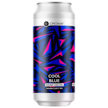 Cerveja Croma Cool Blue Double Juicy IPA Lata 473ml Imagem de Cerveja Croma Cool Blue Double Juicy IPA Lata 473ml