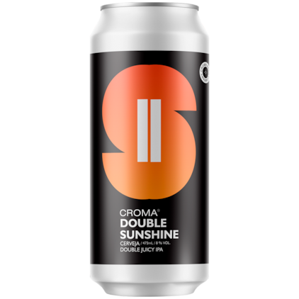 Cerveja Croma Double Sunshine Double Juicy IPA Lata 473ml Imagem de Cerveja Croma Double Sunshine Double Juicy IPA Lata 473ml