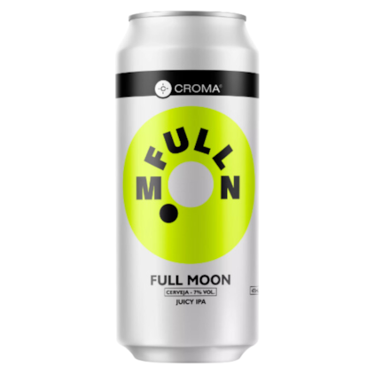Cerveja Croma Full Moon Juicy IPA Lata 473ml Imagem de Cerveja Croma Full Moon Juicy IPA Lata 473ml