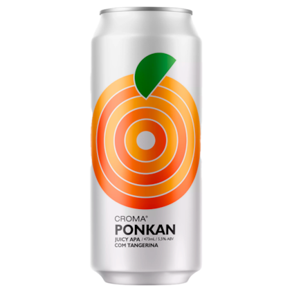 Cerveja Croma Ponkan Juicy APA Lata 473ml Imagem de Cerveja Croma Ponkan Juicy APA Lata 473ml