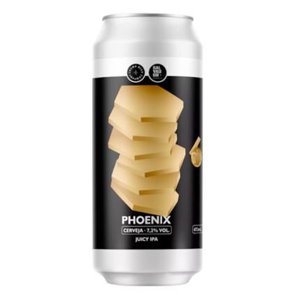 Cerveja Croma + Salvador Phoenix Juicy IPA Lata 473ml Imagem de Cerveja Croma + Salvador Phoenix Juicy IPA Lata 473ml