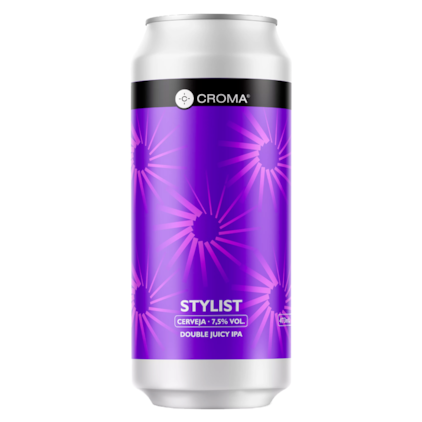 Cerveja Croma Stylist Double Juicy IPA Lata 473ml Imagem de Cerveja Croma Stylist Double Juicy IPA Lata 473ml