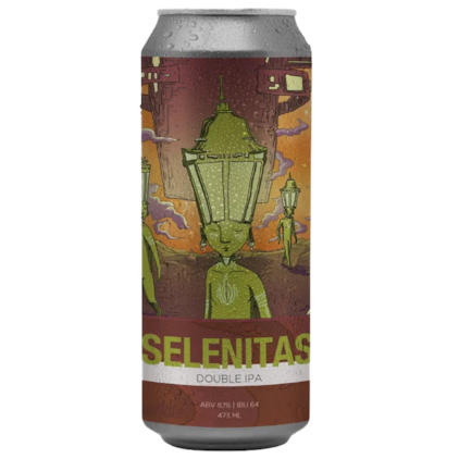Cerveja Cruls Cosmos Selenitas Double IPA Lata 473ml Imagem de Cerveja Cruls Cosmos Selenitas Double IPA Lata 473ml