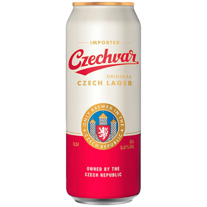 Cerveja Czechvar Lata 500ml Imagem de Cerveja Czechvar Lata 500ml