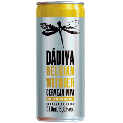 Cerveja Dádiva Belgian Witbier Lata 310ml Imagem de Cerveja Dádiva Belgian Witbier Lata 310ml