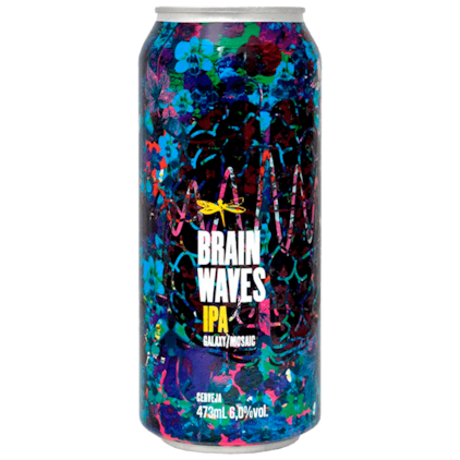 Cerveja Dádiva Brain Waves IPA Lata 473ml Imagem de Cerveja Dádiva Brain Waves IPA Lata 473ml