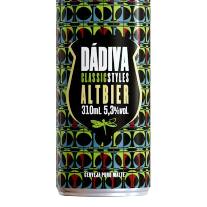 Cerveja Dádiva Classic Styles Altbier Lata 310ml Imagem de Cerveja Dádiva Classic Styles Altbier Lata 310ml