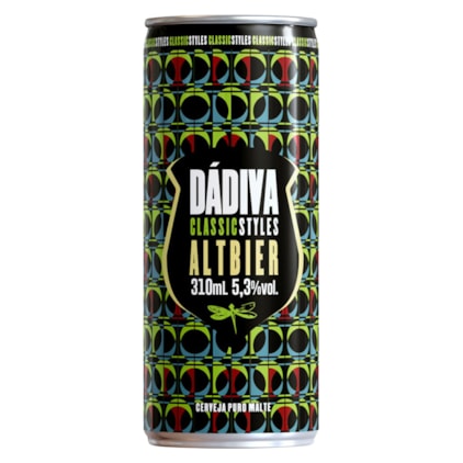 Cerveja Dádiva Classic Styles Altbier Lata 310ml Imagem de Cerveja Dádiva Classic Styles Altbier Lata 310ml