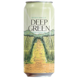 Cerveja Dádiva Deep Green West Coast IPA Lata 473ml