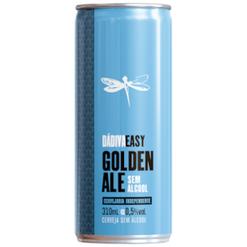Cerveja Dádiva Easy Golden Ale Sem Álcool Lata 310ml