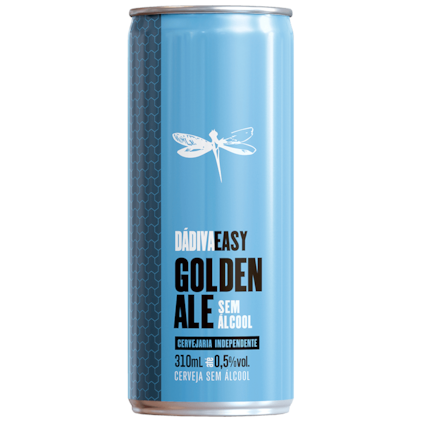 Cerveja Dádiva Easy Golden Ale Sem Álcool Lata 310ml Imagem de Cerveja Dádiva Easy Golden Ale Sem Álcool Lata 310ml