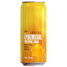 Cerveja Dádiva Ephemeral Smoothie Imperial Sour Pêssego Manga e Baunilha Lata 473ml