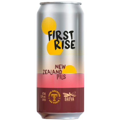 Cerveja Dádiva First Rise New Zealand Pils Lata 473ml Imagem de Cerveja Dádiva First Rise New Zealand Pils Lata 473ml
