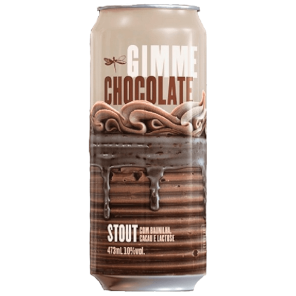 Cerveja Dádiva Gimme Chocolate Stout Lata 473ml Imagem de Cerveja Dádiva Gimme Chocolate Stout Lata 473ml