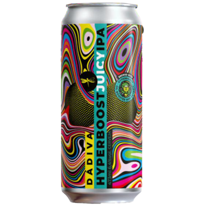 Cerveja Dádiva Hyperboost Juicy IPA Lata 473ml Imagem de Cerveja Dádiva Hyperboost Juicy IPA Lata 473ml