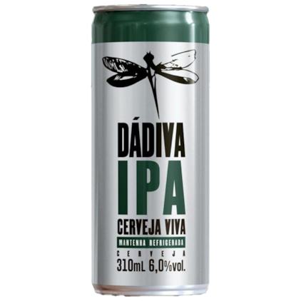 Cerveja Dadiva India Pale Ale Lata 310ml Imagem de Cerveja Dadiva India Pale Ale Lata 310ml