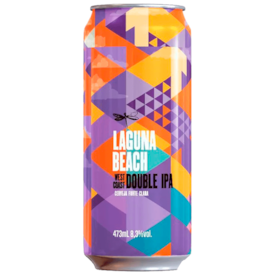 Cerveja Dádiva Laguna Beach West Coast Double IPA Lata 473ml