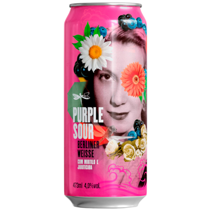 Cerveja Dádiva Purple Sour Berliner Weisse Lata 473ml Imagem de Cerveja Dádiva Purple Sour Berliner Weisse Lata 473ml