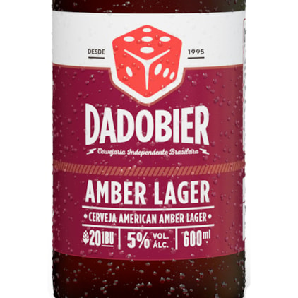 Imagem de Cerveja Dado Bier Amber Lager Garrafa 600ml