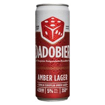 Cerveja Dado Bier Amber Lager Lata 350ml