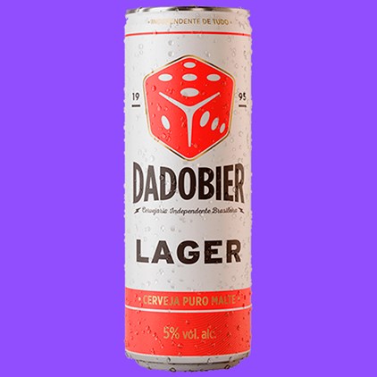 Cerveja Dado Bier Lager Lata 350ml