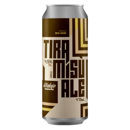 Cerveja D'alaje Tiramisu Ale Lata 473ml Imagem de Cerveja D'alaje Tiramisu Ale Lata 473ml