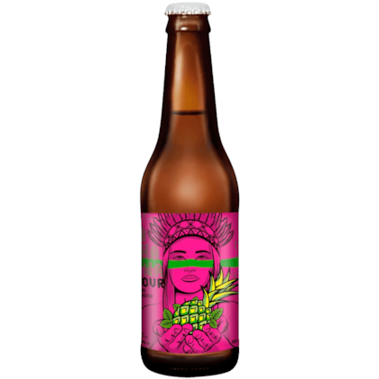 Cerveja Dama Bier Catharina Sour Fruit Abacaxi com Hortelã Garrafa 355ml Imagem de Cerveja Dama Bier Catharina Sour Fruit Abacaxi com Hortelã Garrafa 355ml