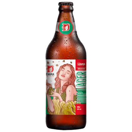 Cerveja Dama Bier Hop Lager Garrafa 600ml Imagem de Cerveja Dama Bier Hop Lager Garrafa 600ml