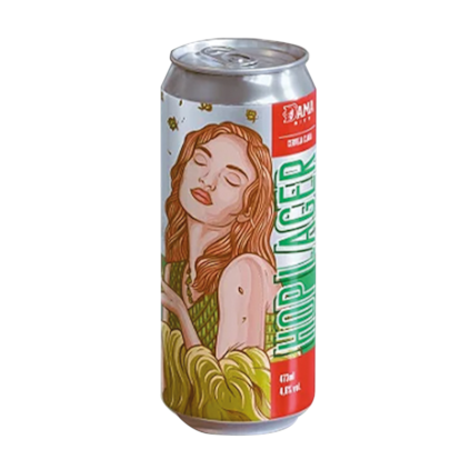 Cerveja Dama Bier Hop Lager Lata 473ml Imagem de Cerveja Dama Bier Hop Lager Lata 473ml