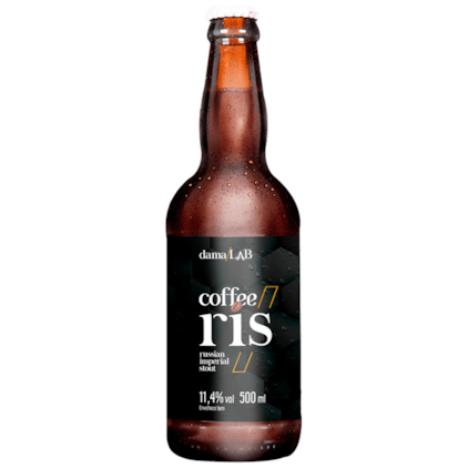 Cerveja Dama Bier Lab 7 Coffee Russian Imperial Stout Garrafa 500ml Imagem de Cerveja Dama Bier Lab 7 Coffee Russian Imperial Stout Garrafa 500ml