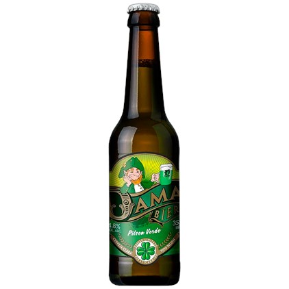 Cerveja Dama Bier Pilsen Verde Garrafa 355ml