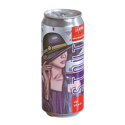 Cerveja Dama Bier Stout Lata 473ml Imagem de Cerveja Dama Bier Stout Lata 473ml