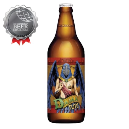 Cerveja Dama Bier Tupi West Coast Rye IPA Garrafa 600ml Imagem de Cerveja Dama Bier Tupi West Coast Rye IPA Garrafa 600ml