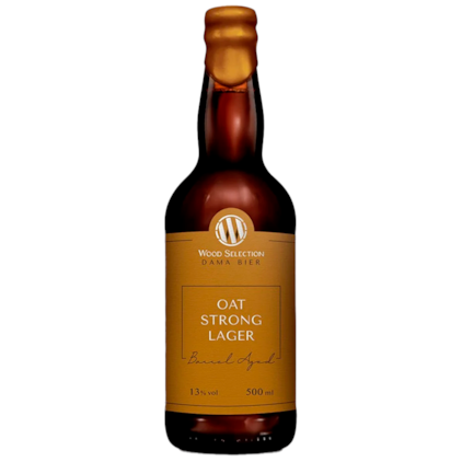 Cerveja Dama Bier Wood Selection Oat Strong Lager Garrafa 500ml Imagem de Cerveja Dama Bier Wood Selection Oat Strong Lager Garrafa 500ml