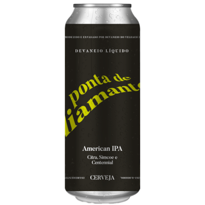 Cerveja Devaneio Do Velhaco Ponta de Diamante American IPA Lata 473ml Imagem de Cerveja Devaneio Do Velhaco Ponta de Diamante American IPA Lata 473ml