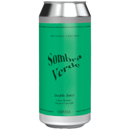 Cerveja Devaneio do Velhaco Sombra Verde Double Juicy Lata 473ml Imagem de Cerveja Devaneio do Velhaco Sombra Verde Double Juicy Lata 473ml