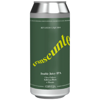 Cerveja Devaneio do Velhaco Transeute Double Juicy IPA Lata 473ml Imagem de Cerveja Devaneio do Velhaco Transeute Double Juicy IPA Lata 473ml