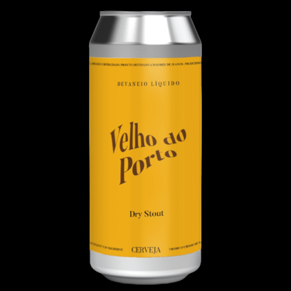 Cerveja Devaneio do Velhaco Velho do Porto Dry Stout Lata 473ml