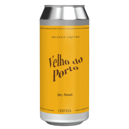 Cerveja Devaneio do Velhaco Velho do Porto Dry Stout Lata 473ml Imagem de Cerveja Devaneio do Velhaco Velho do Porto Dry Stout Lata 473ml