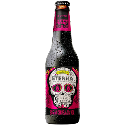 Cerveja Dia de Los Muertos La Abuela Eterna Spiced Porter Garrafa 355ml Imagem de Cerveja Dia de Los Muertos La Abuela Eterna Spiced Porter Garrafa 355ml