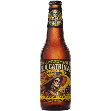 Cerveja Dia de Los Muertos La Catrina Imperial Brown Ale Garrafa 355ml Imagem de Cerveja Dia de Los Muertos La Catrina Imperial Brown Ale Garrafa 355ml