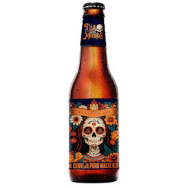 Cerveja Dia de Los Muertos Scottish Ale Garrafa 355ml