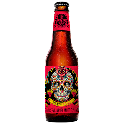 Imagem de Cerveja Dia de Los Muertos Yucatán Red Ale Garrafa 355ml