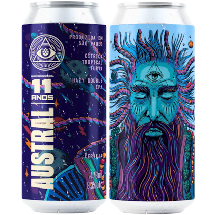 Cerveja Dogma Austral 11 Anos Hazy Double IPA Lata 473ml (Pré- Venda) Imagem de Cerveja Dogma Austral 11 Anos Hazy Double IPA Lata 473ml (Pré- Venda)