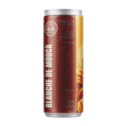 Cerveja Dogma Blanche De Mooca Witbier Lata 355ml Imagem de Cerveja Dogma Blanche De Mooca Witbier Lata 355ml